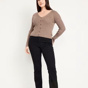 Old Navy Mid-Rise Wow Boot-Cut Black Jeans